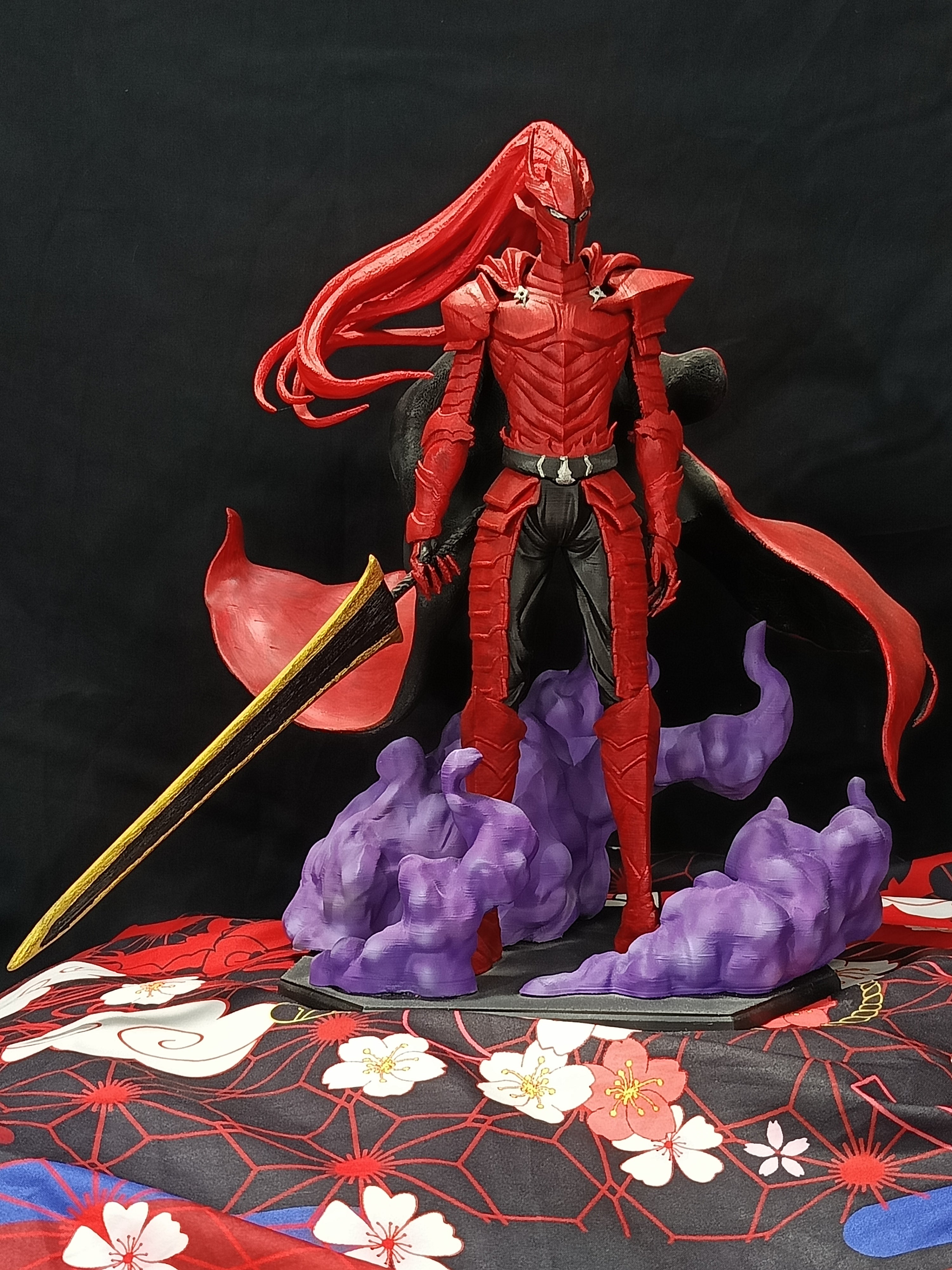 Figurine Igris Rouge Solo Leveling 32cm - Invocation Légendaire