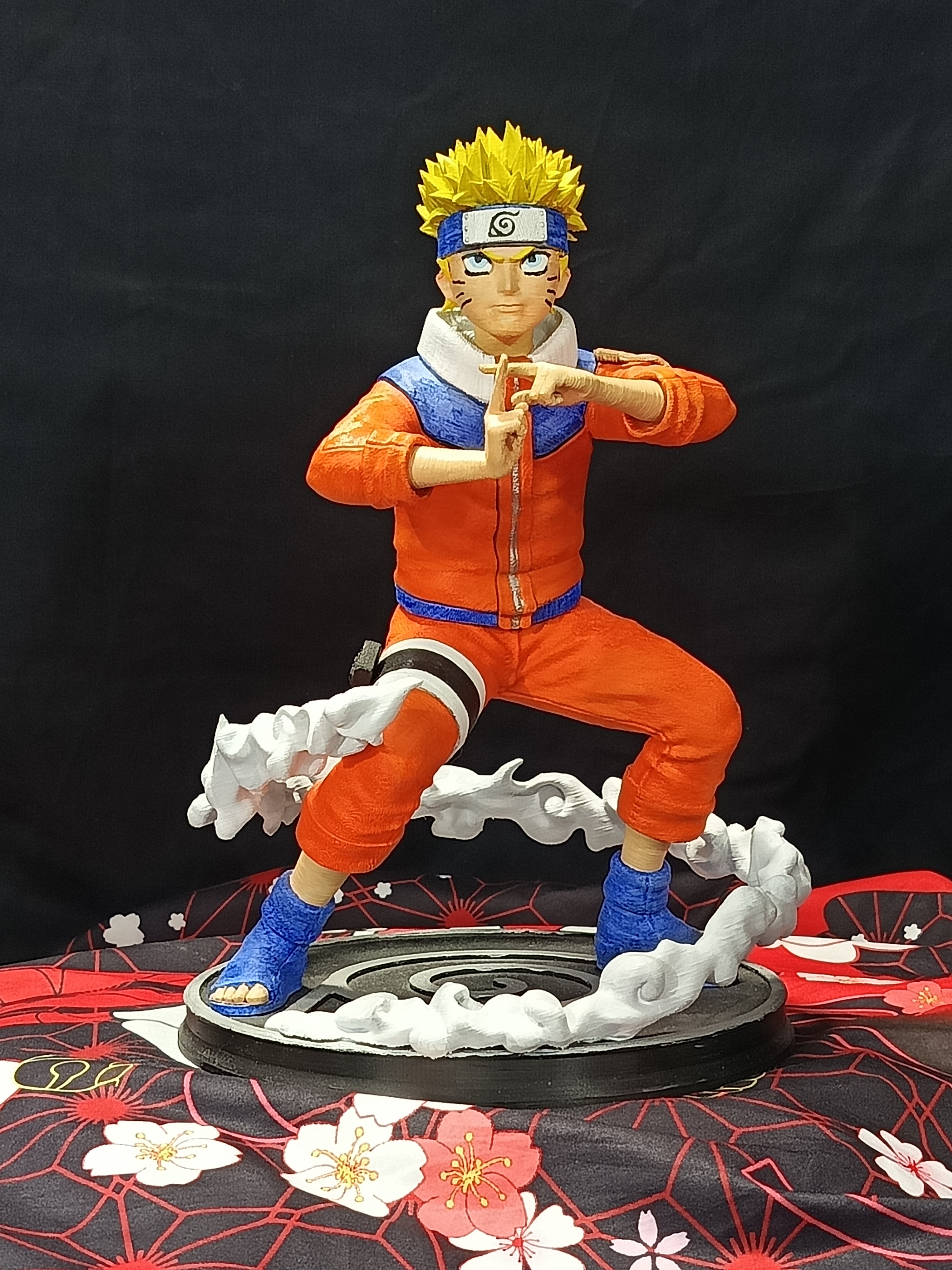 Figurine Naruto Uzumaki 26cm - Peinte à la Main - Collection Anime Manga