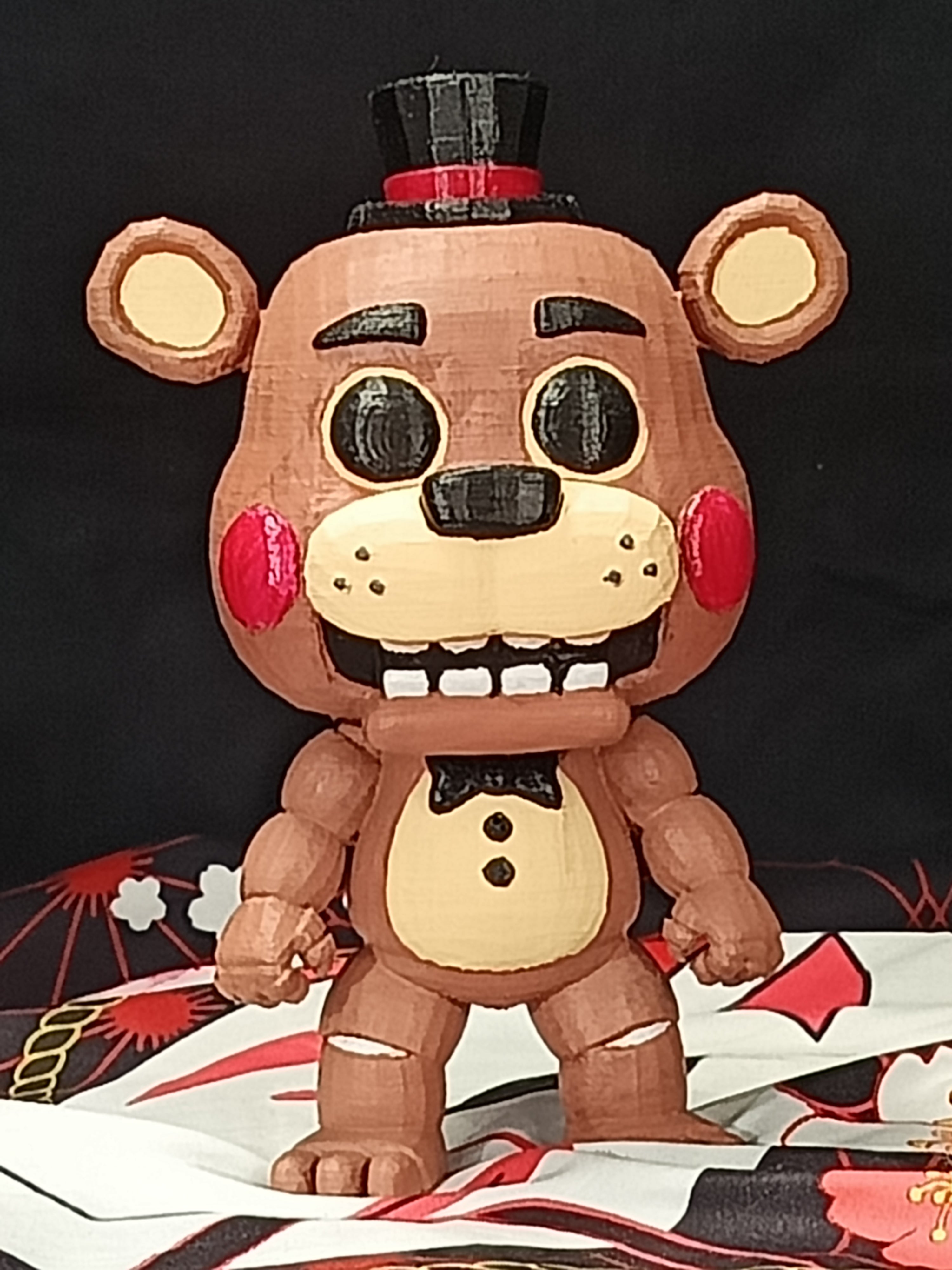 Figurine Pop Toy Freddy Five Nights at Freddy's 15cm - Peinte à la Main