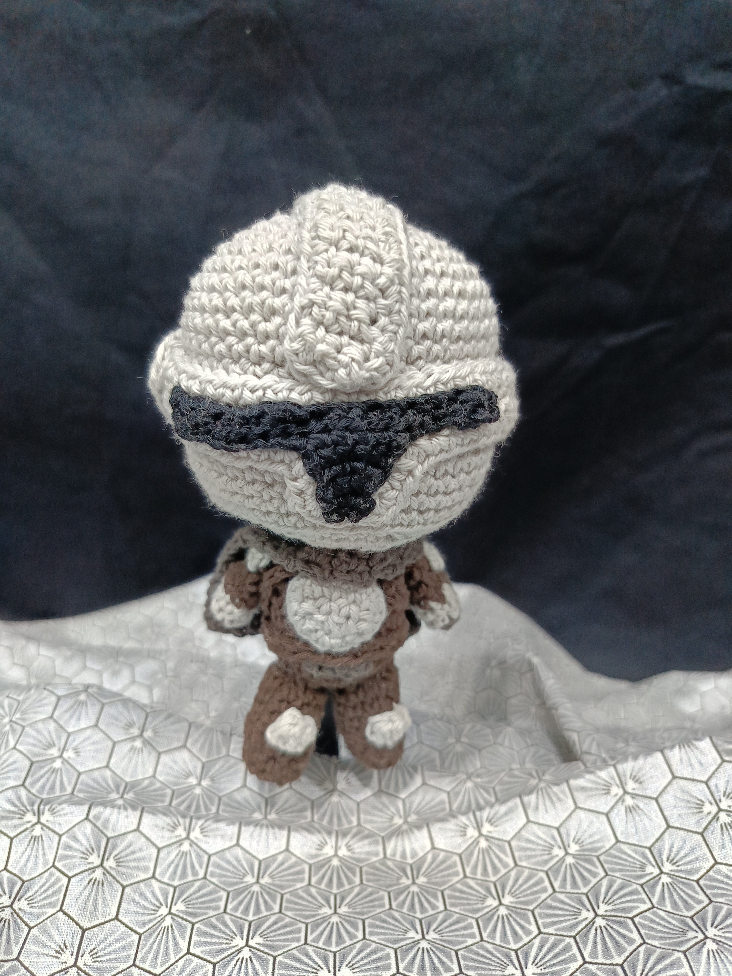 Pop The Mandalorian en Crochet