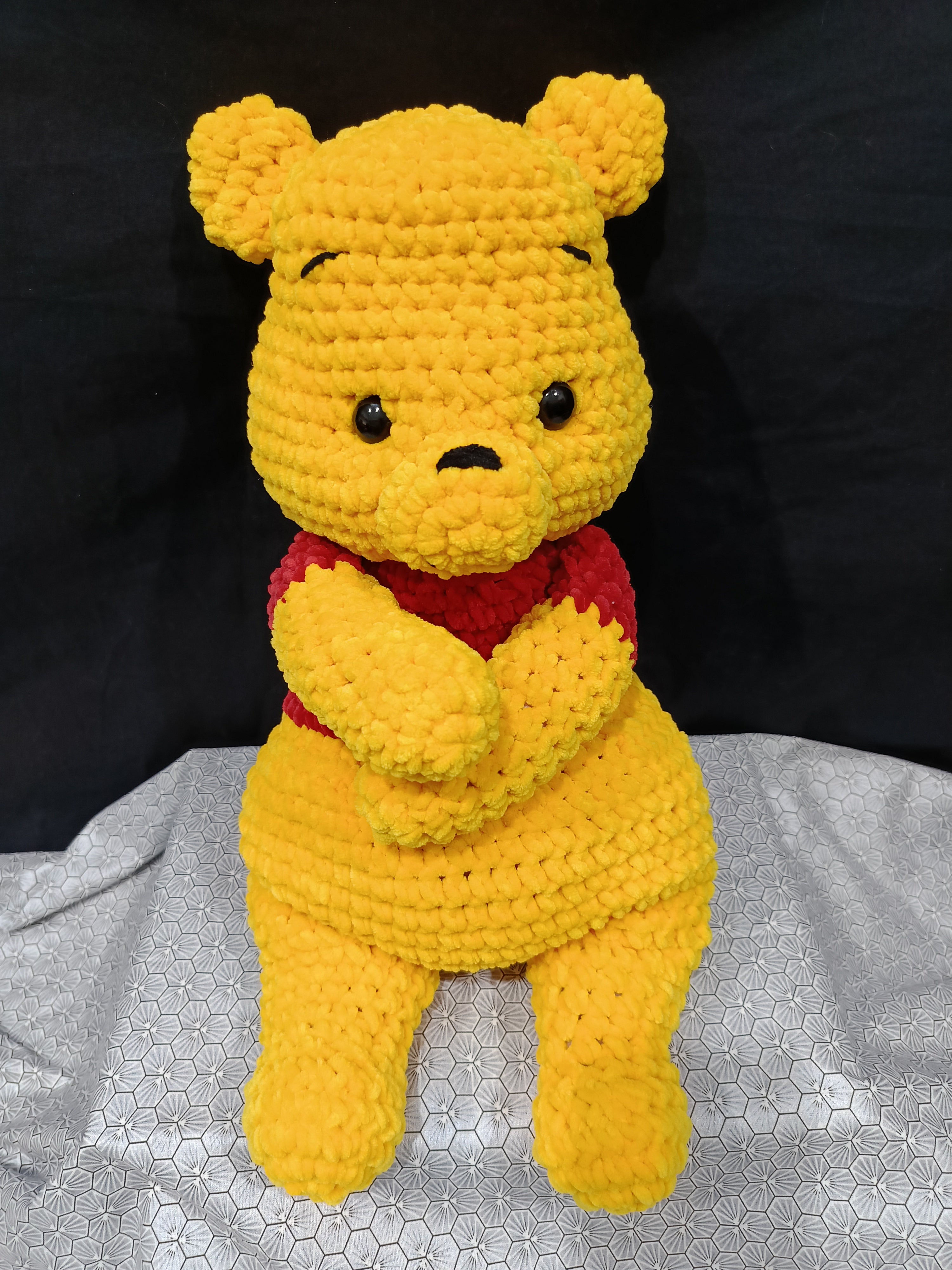 Winnie l'ourson - Peluche en crochet fait main