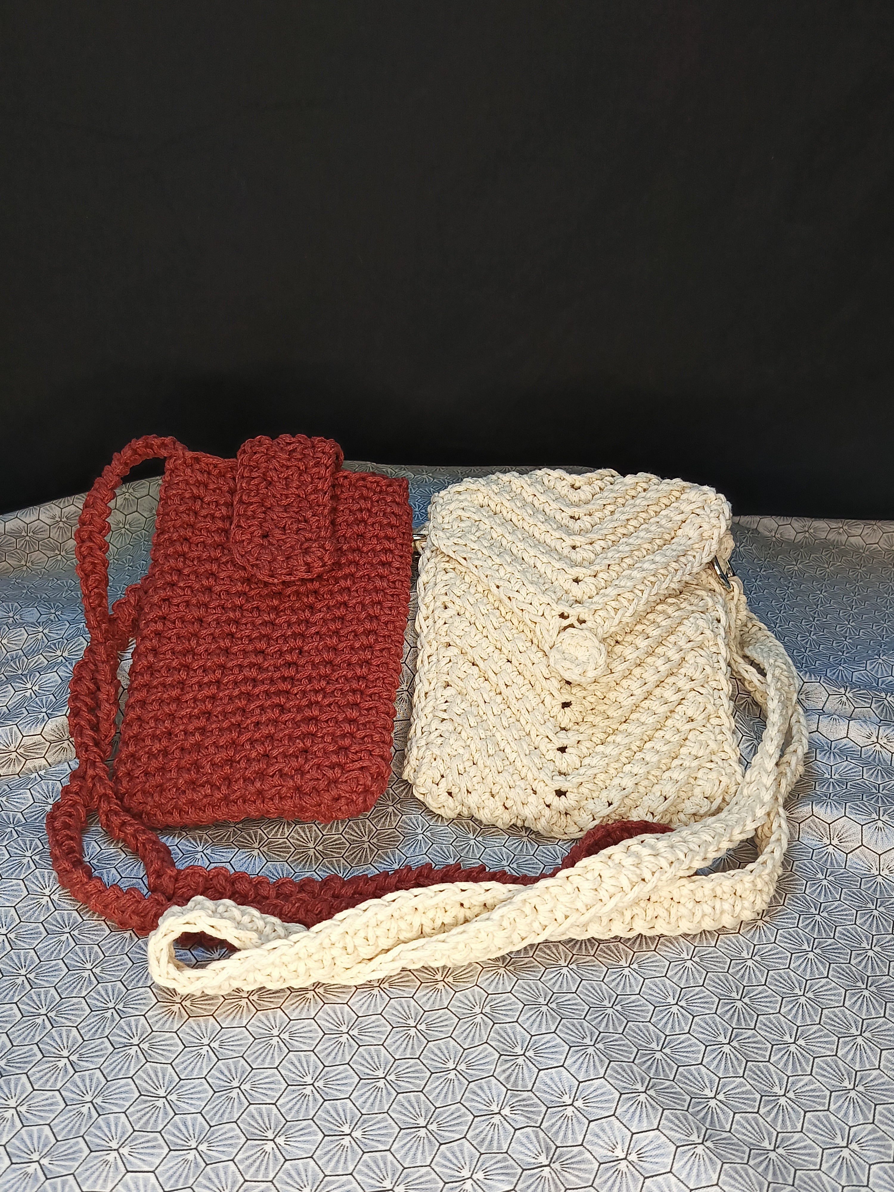 🆕 Pochette Crochetée pour Téléphone
