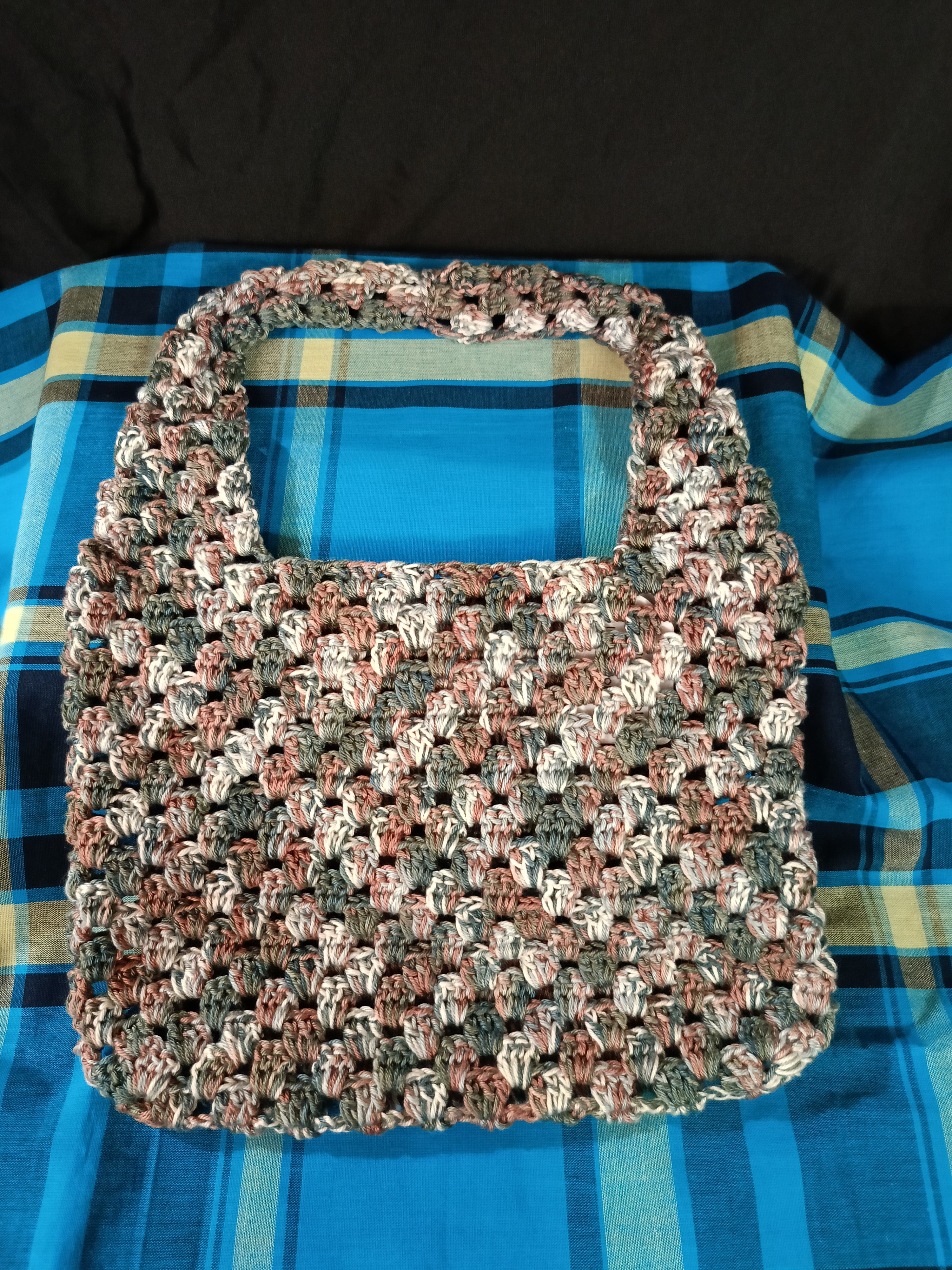 🆕 Sac Filet Multicolore Crochet