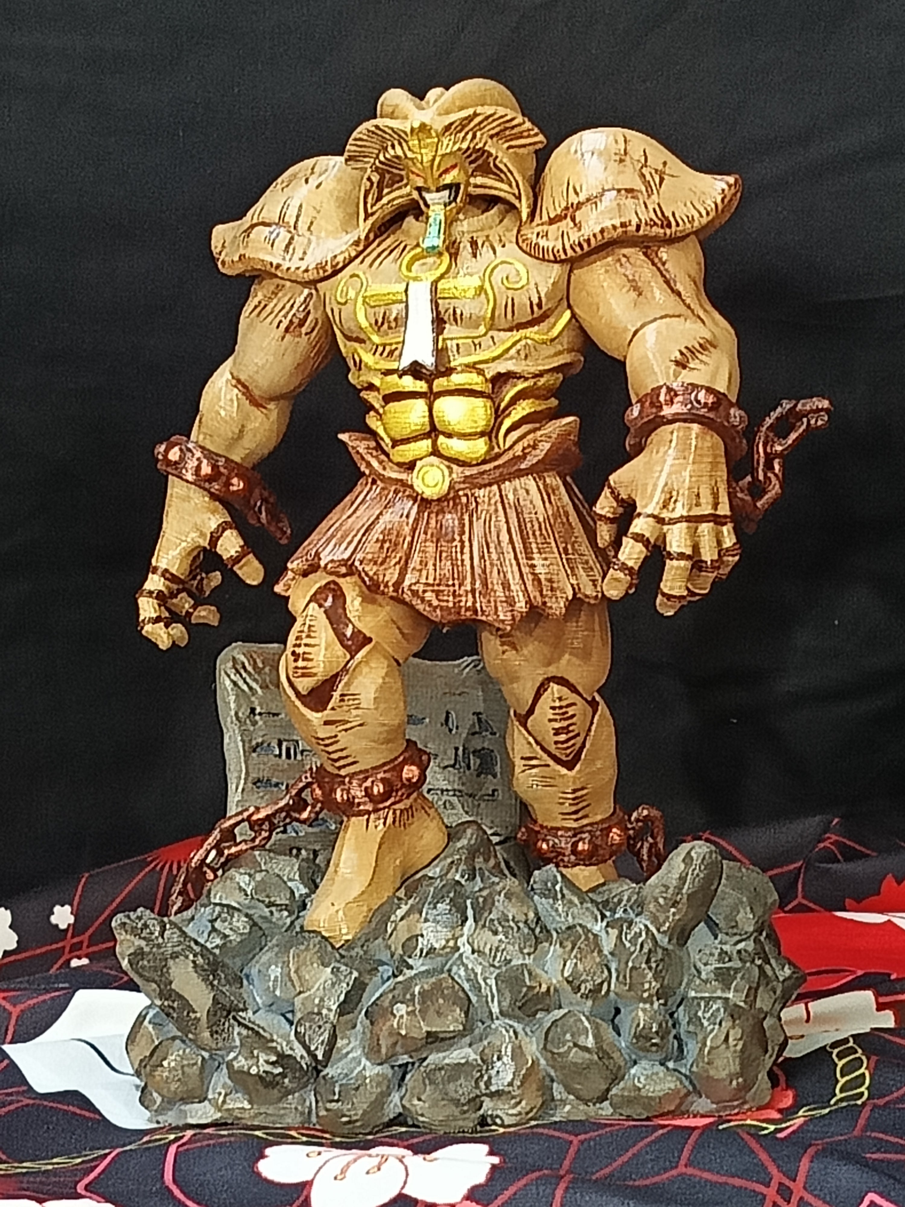 Figurine Exodia l'Interdit Yu-Gi-Oh 20cm - Monstre Légendaire Collection